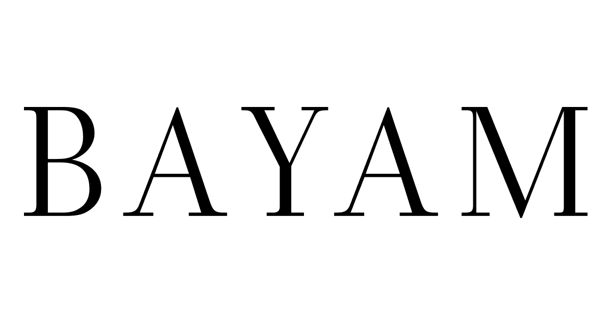 Bayam Jewelry social preview image on a dark premium background.